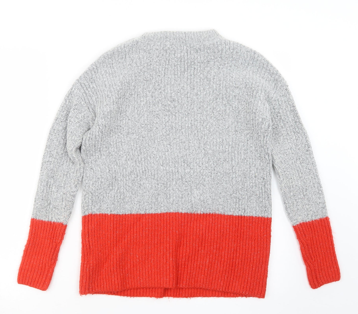 Primark Womens Grey  Knit Pullover Jumper Size 6