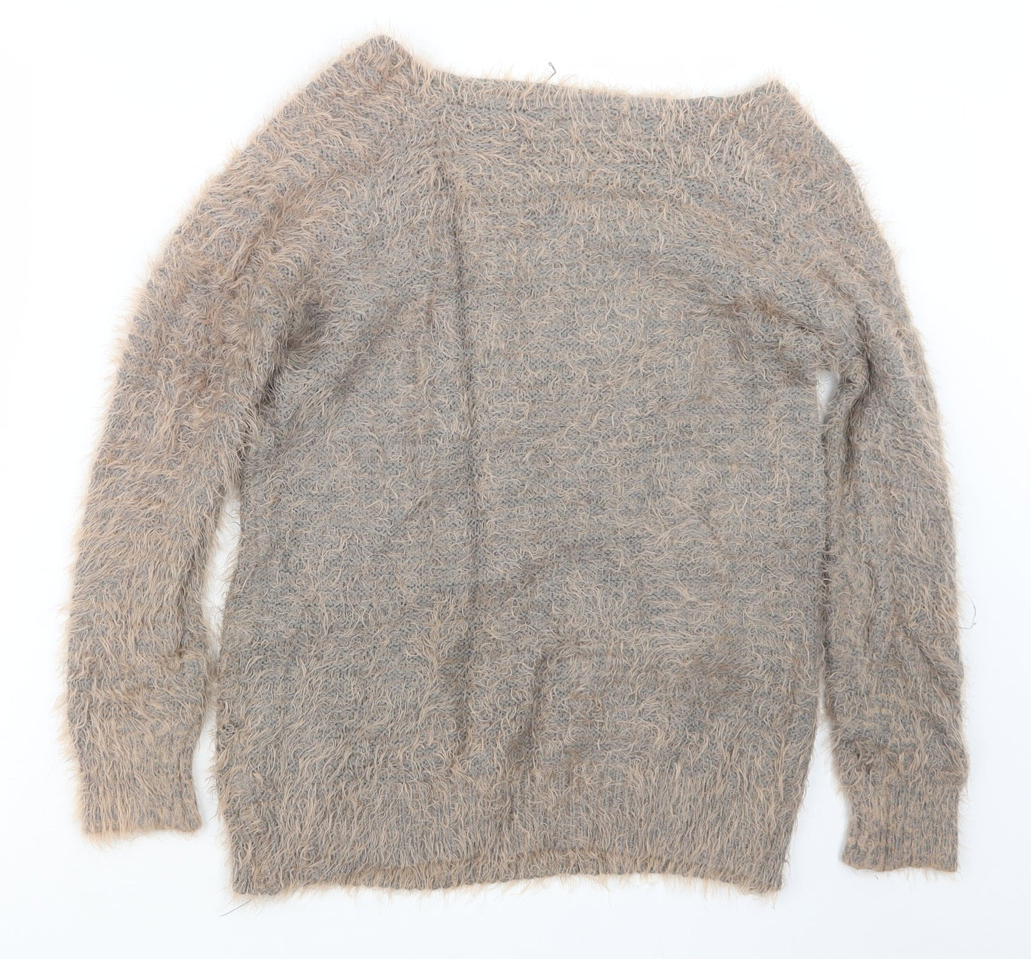 Select Womens Grey  Knit Pullover Jumper Size 14