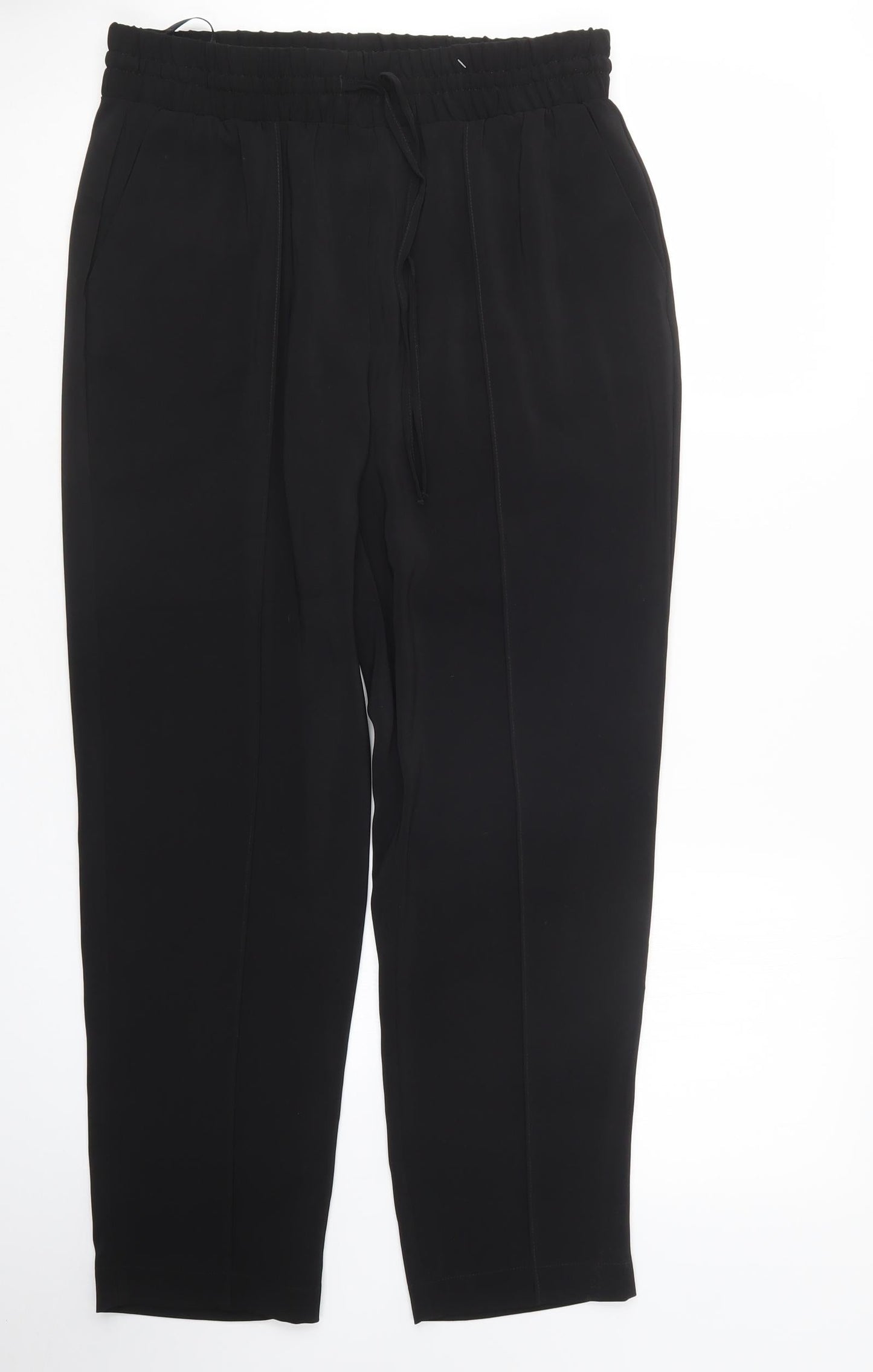 Papaya Womens Black   Trousers  Size 10 L24.5 in