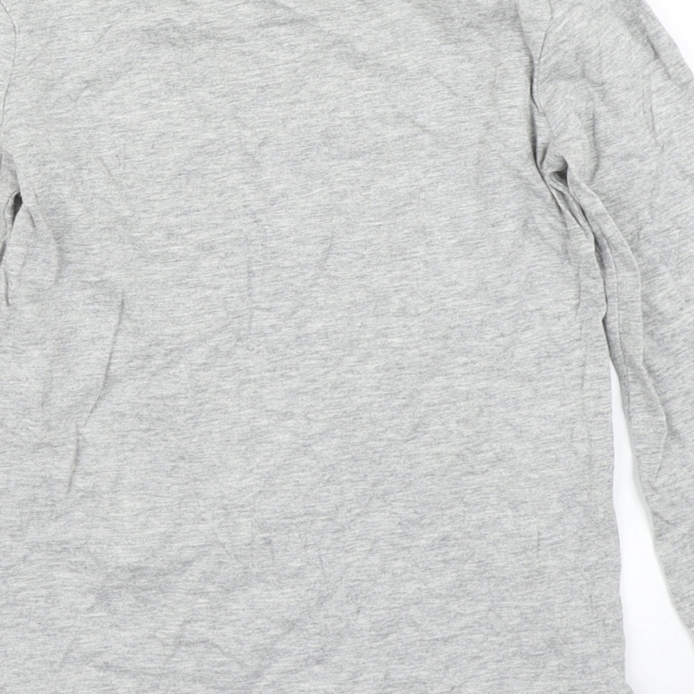 Gap Girls Grey   Basic T-Shirt Size 7 Years