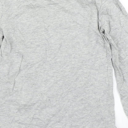 Gap Girls Grey   Basic T-Shirt Size 7 Years