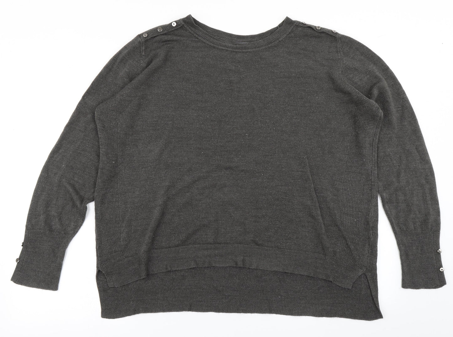 Primark Womens Grey  Knit Pullover Jumper Size XL