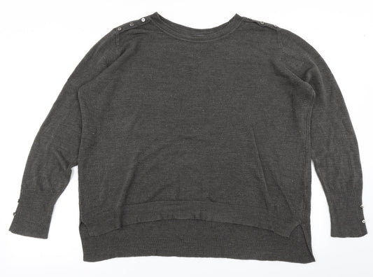 Primark Womens Grey  Knit Pullover Jumper Size XL