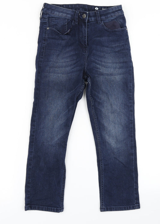Preloved The Collection Womens Blue  Denim Cropped Jeans Size 6 L20 in - Front