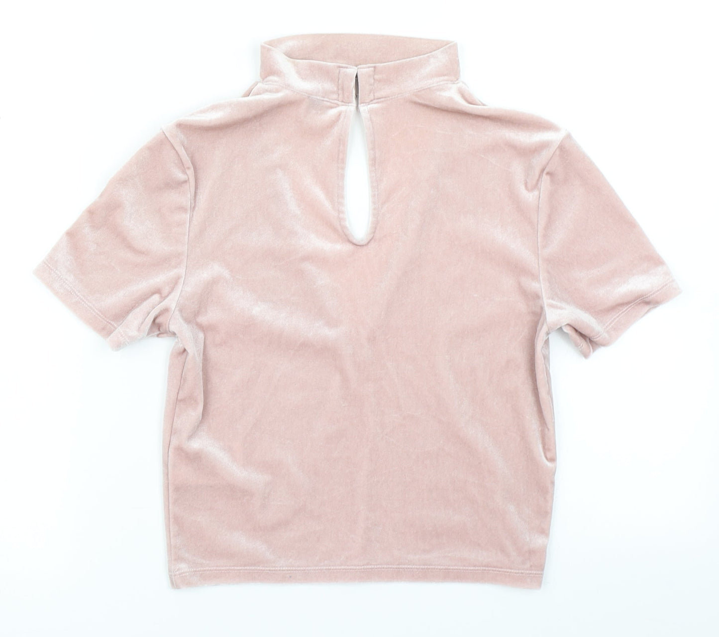 Divided Womens Pink   Basic T-Shirt Size S  - Cut Out