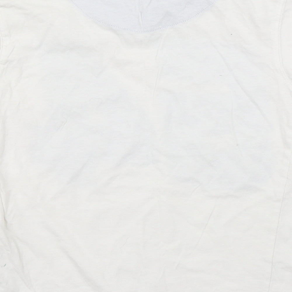 Vertbaudet Boys White   Basic T-Shirt Size 6 Years