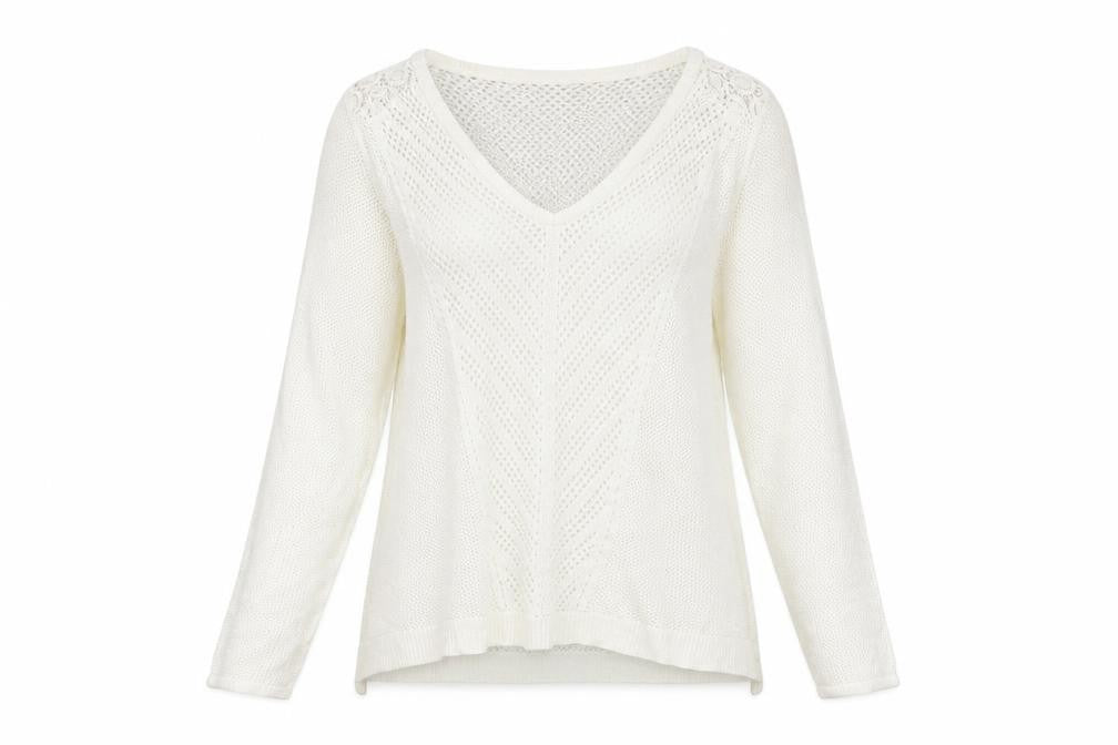 Marks & Spencer Womens White   Pullover Jumper Size 10