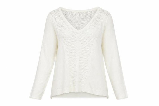 Marks & Spencer Womens White   Pullover Jumper Size 10