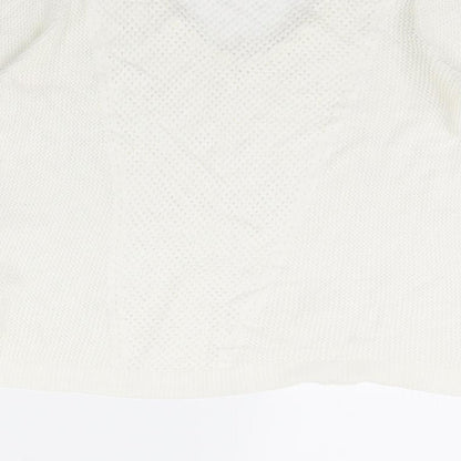 Marks & Spencer Womens White   Pullover Jumper Size 10