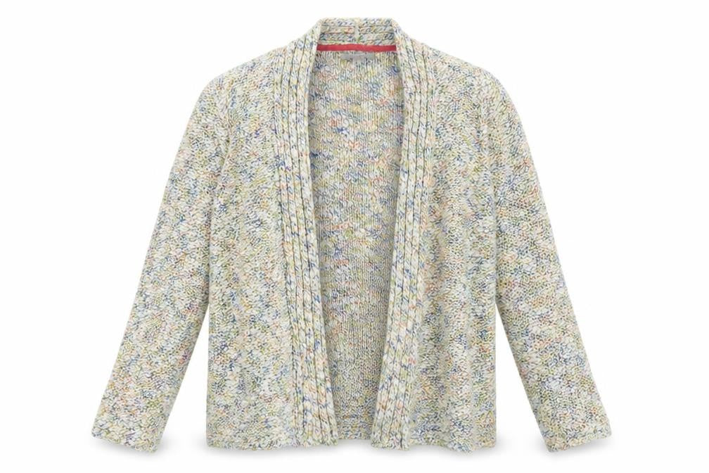 m&s Womens Multicoloured Herringbone  Jacket  Size 16