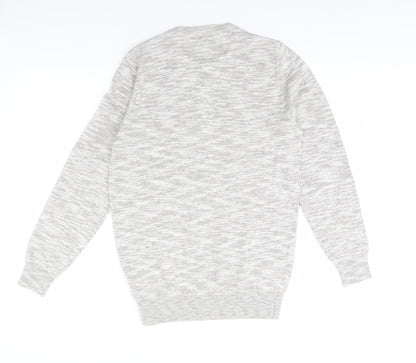 HJH Womens Green Herringbone  Pullover Jumper Size S