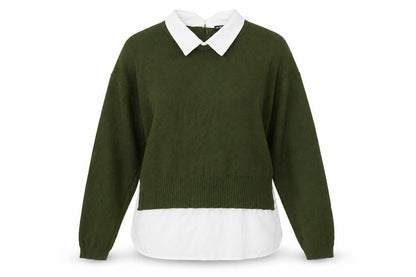 Select Womens Green   Pullover Jumper Size 10