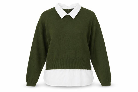 Select Womens Green   Pullover Jumper Size 10
