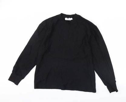 Preloved Topman  Mens Black   Pullover Jumper Size M - Front