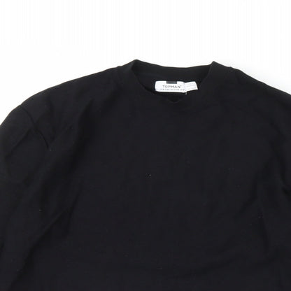 Preloved Topman  Mens Black   Pullover Jumper Size M - Detail