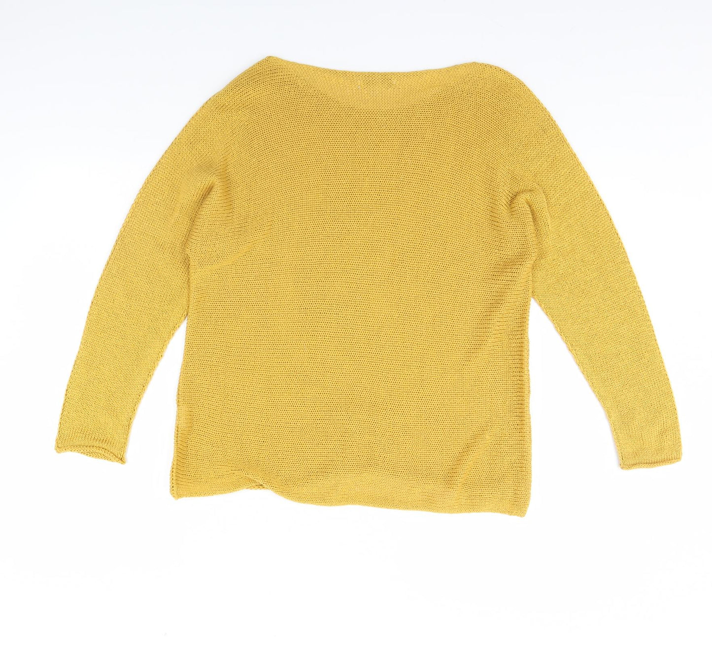 Collezione Womens Yellow   Pullover Jumper Size S