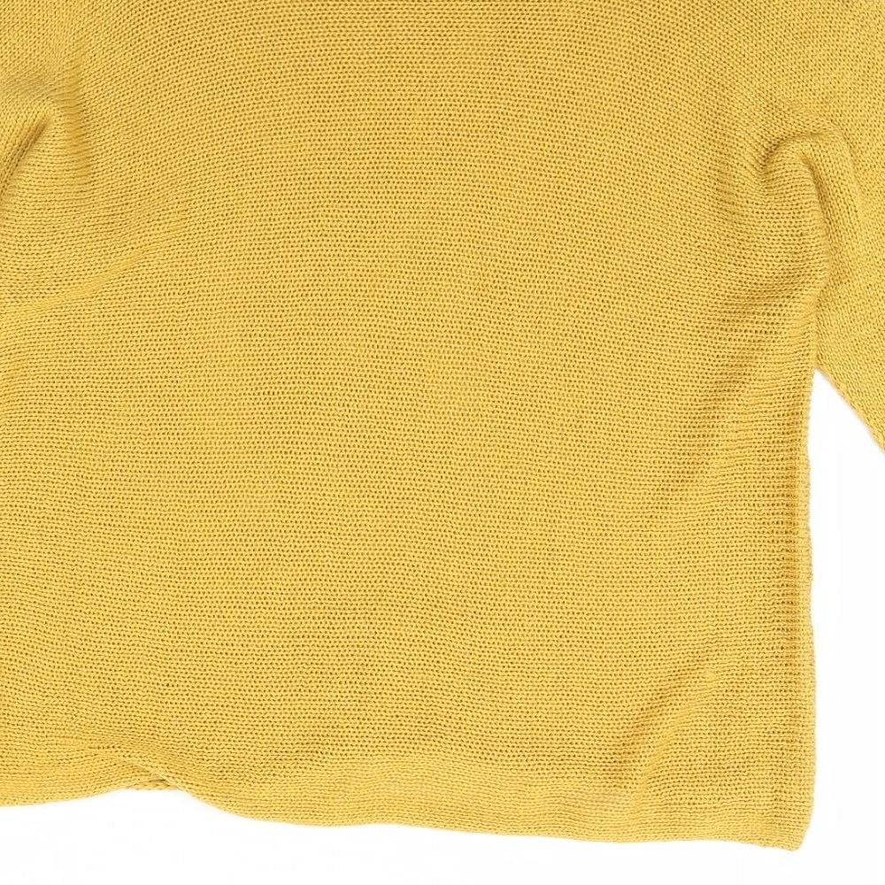 Collezione Womens Yellow   Pullover Jumper Size S