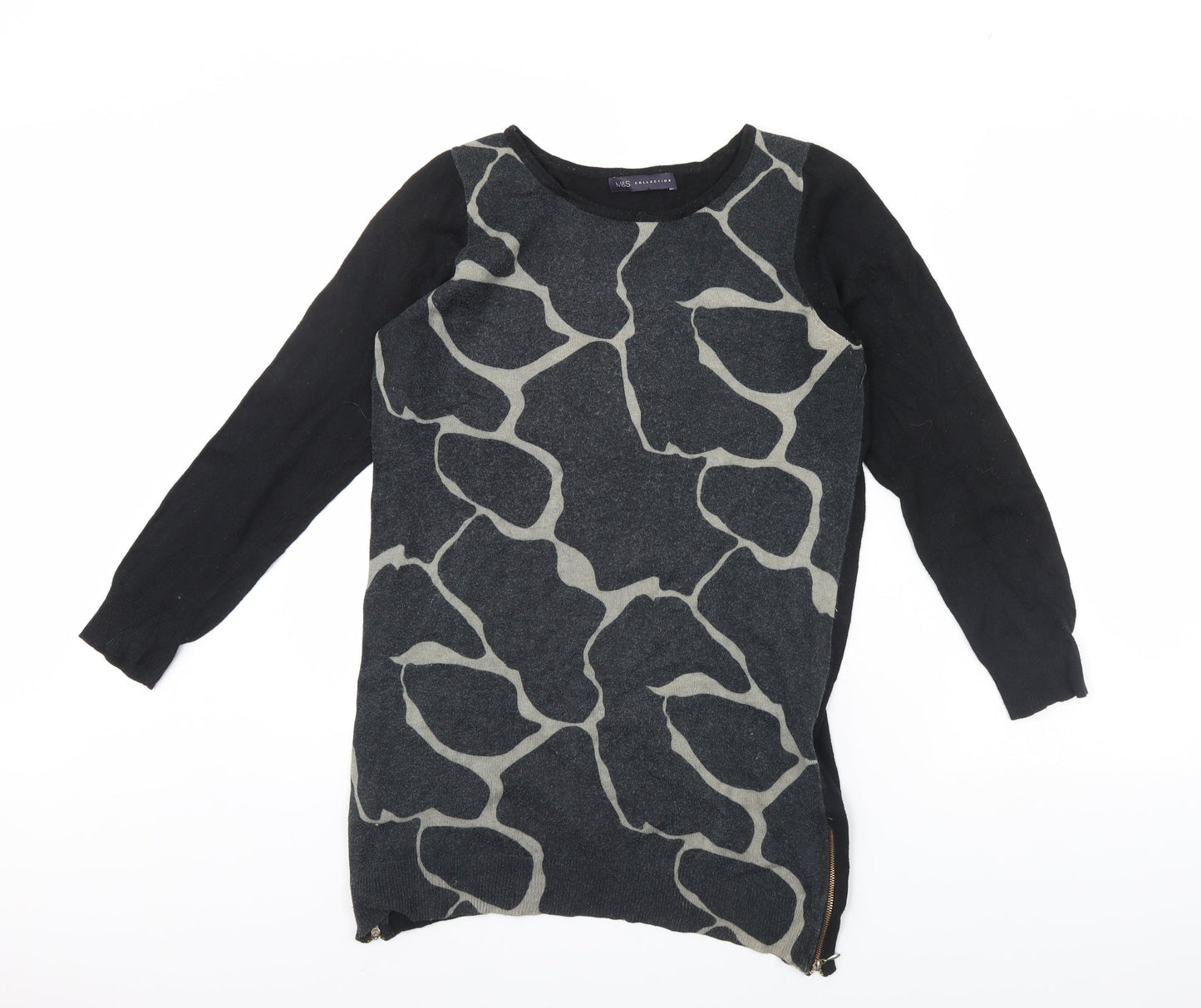 M&S Womens Black   Pullover Jumper Size 12