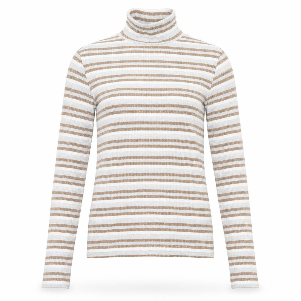 Marks & Spencer Womens Beige Striped  Pullover Jumper Size 6