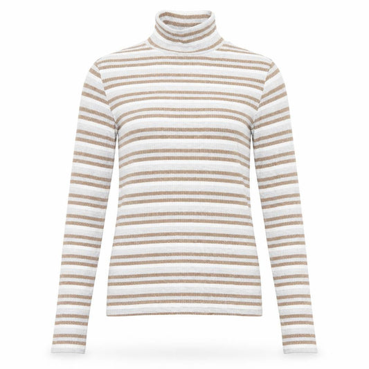 Marks & Spencer Womens Beige Striped  Pullover Jumper Size 6