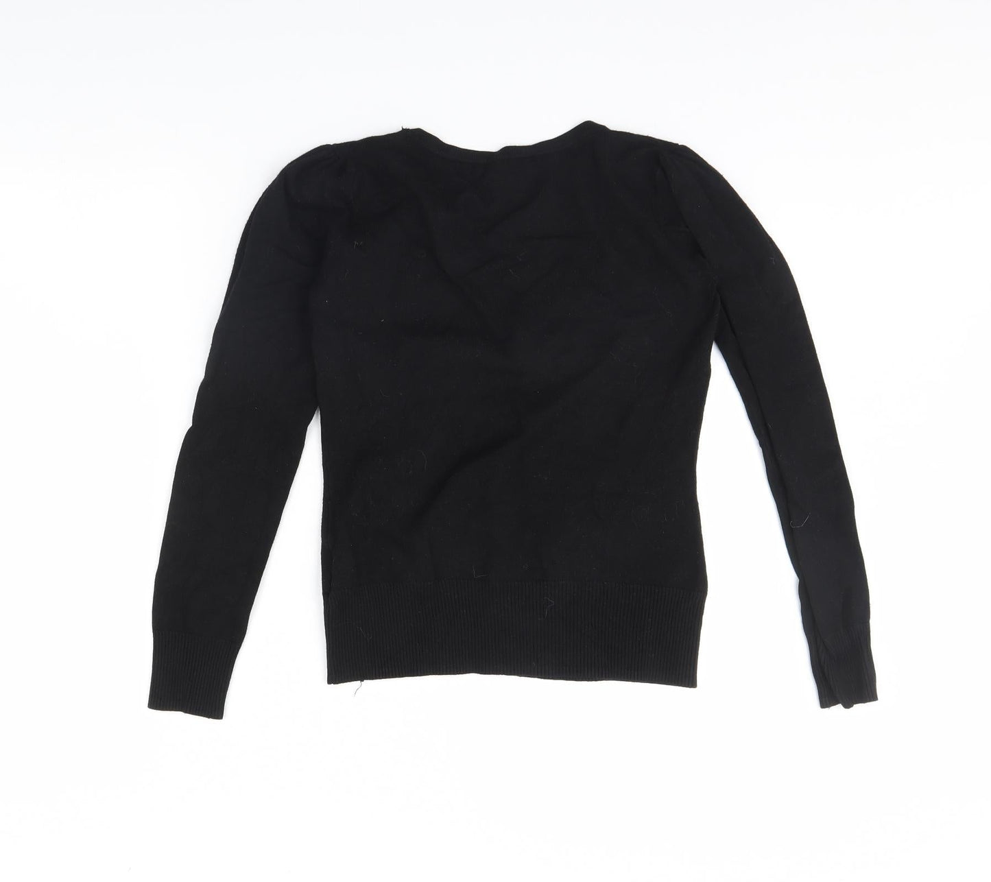 In wear Womens Black   Cardigan Jumper Size S