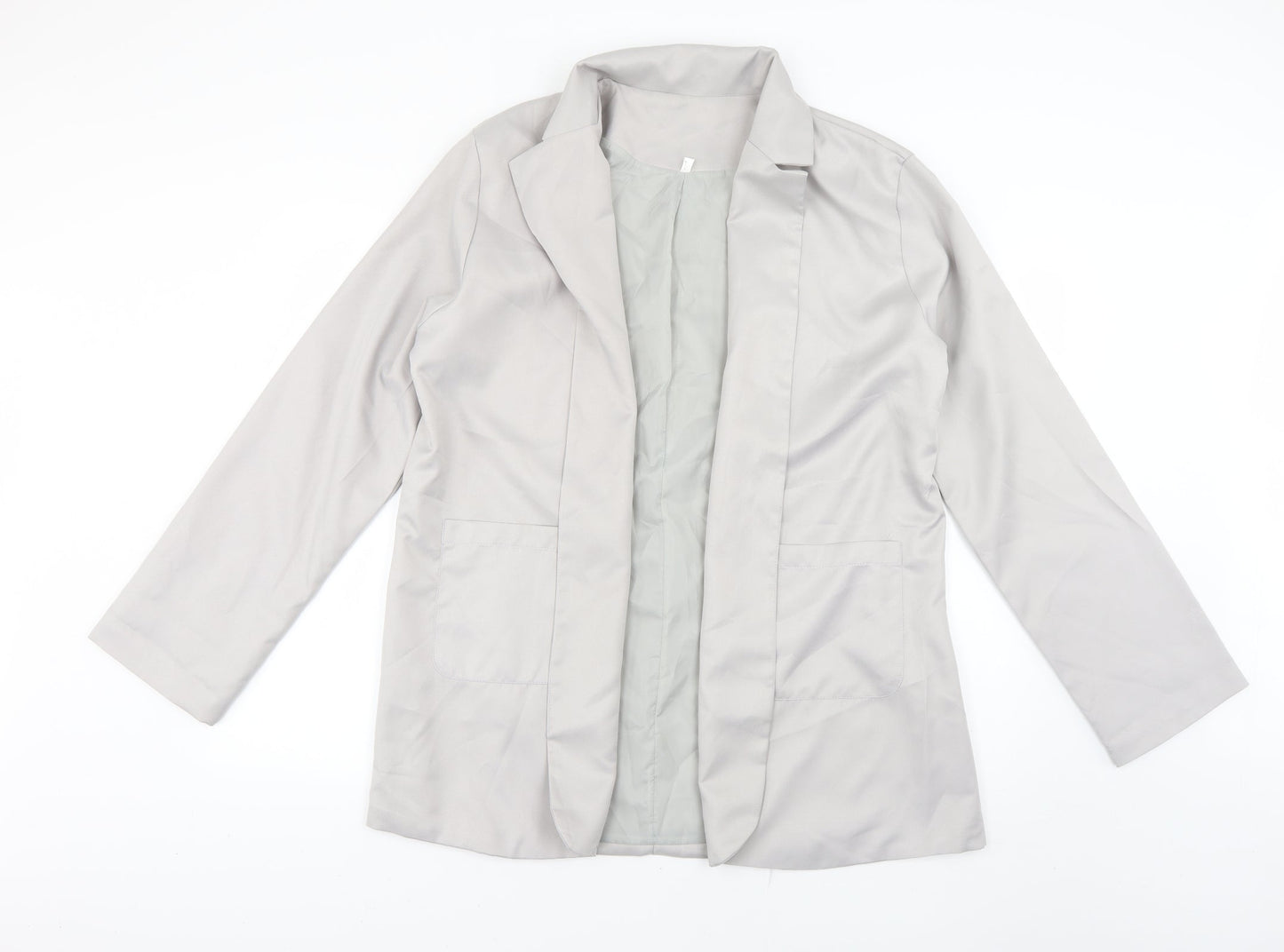 Preworn Womens Grey   Jacket Coat Size 2XL