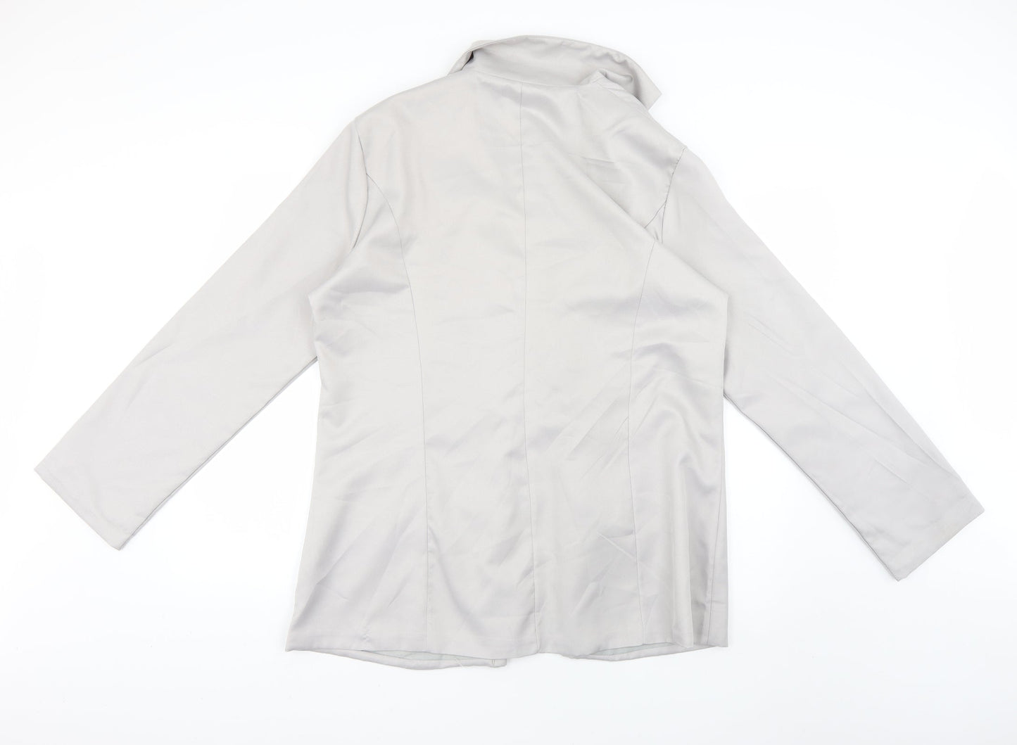 Preworn Womens Grey   Jacket Coat Size 2XL