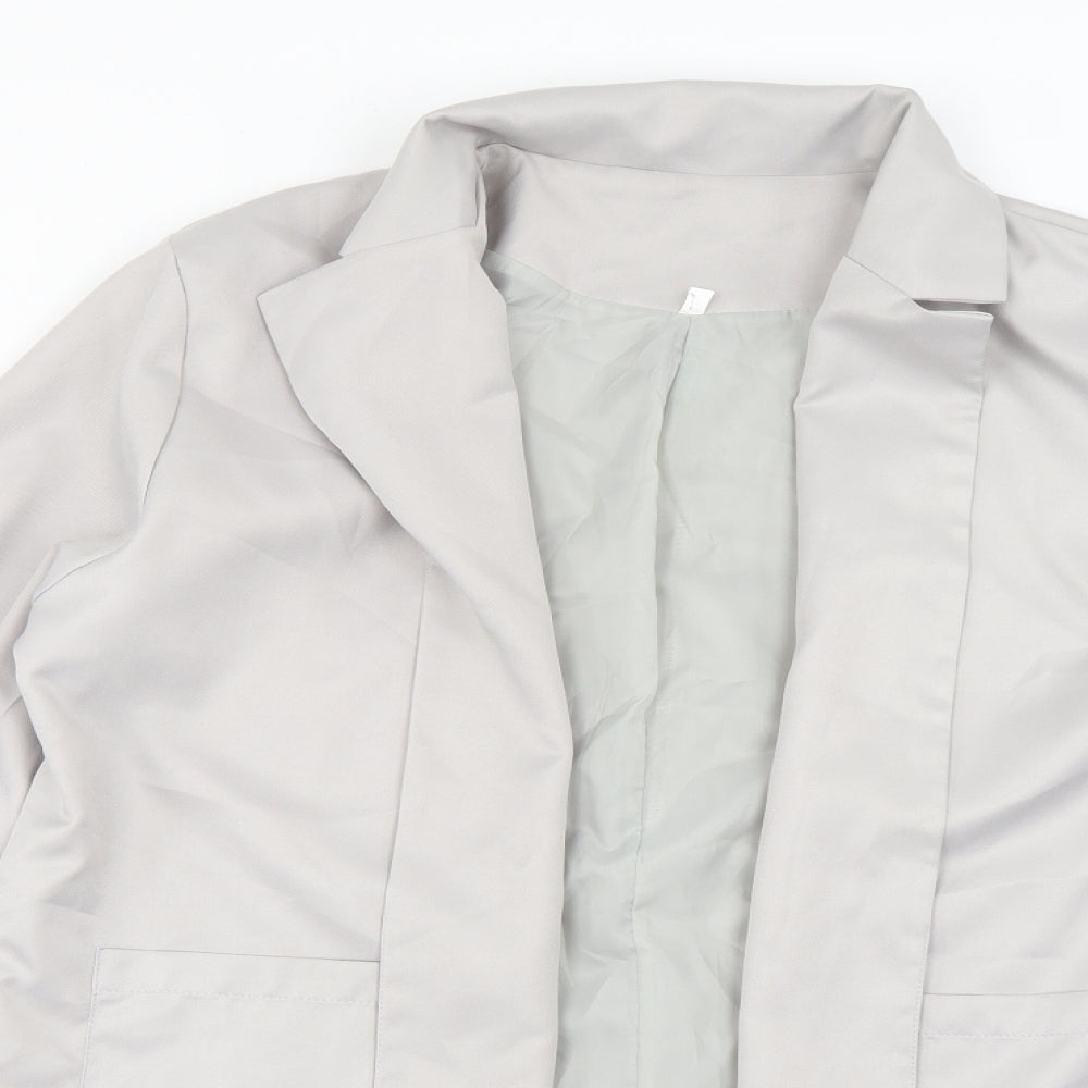 Preworn Womens Grey   Jacket Coat Size 2XL