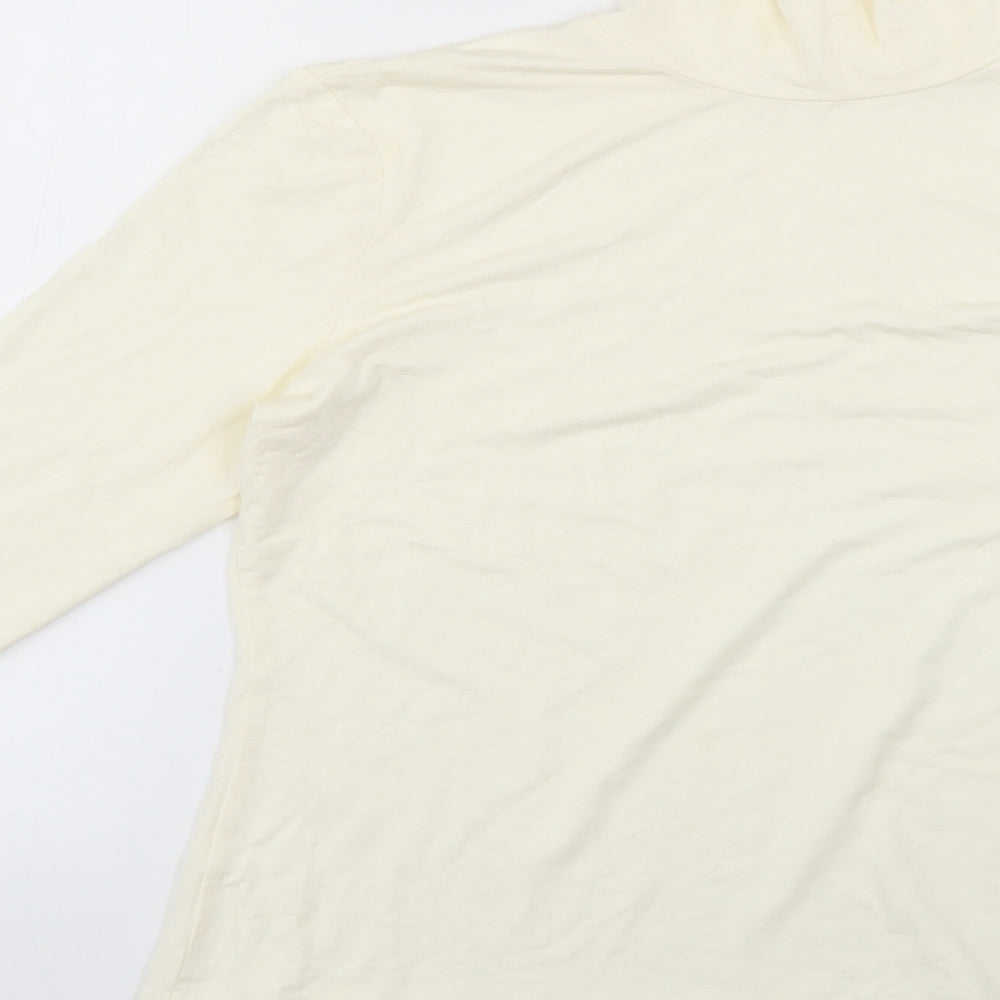 SheIn Womens Yellow   Basic Blouse Size S