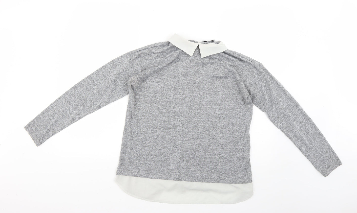 Atmosphere Womens Grey   Basic Blouse Size 12