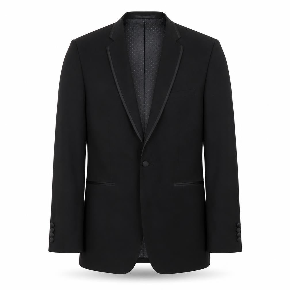 Preworn Mens Black   Jacket Suit Jacket Size 40