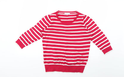 Red Herring Womens Multicoloured Striped  Pullover Jumper Size 12