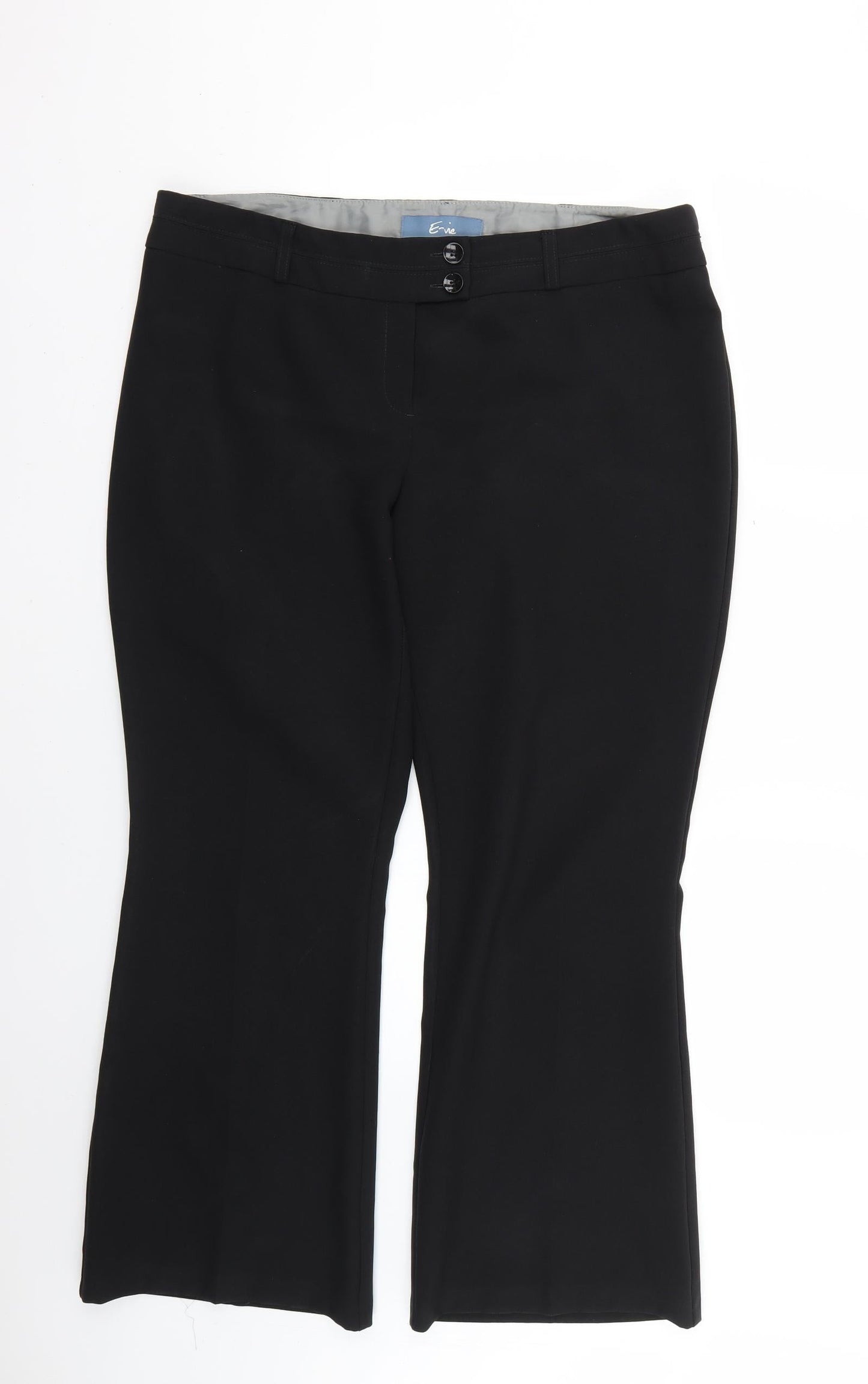 evie Womens Black   Trousers  Size 16 L26 in