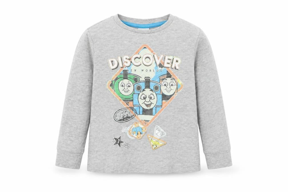 Thomas & Friends Baby Grey   Basic T-Shirt Size 18-24 Months