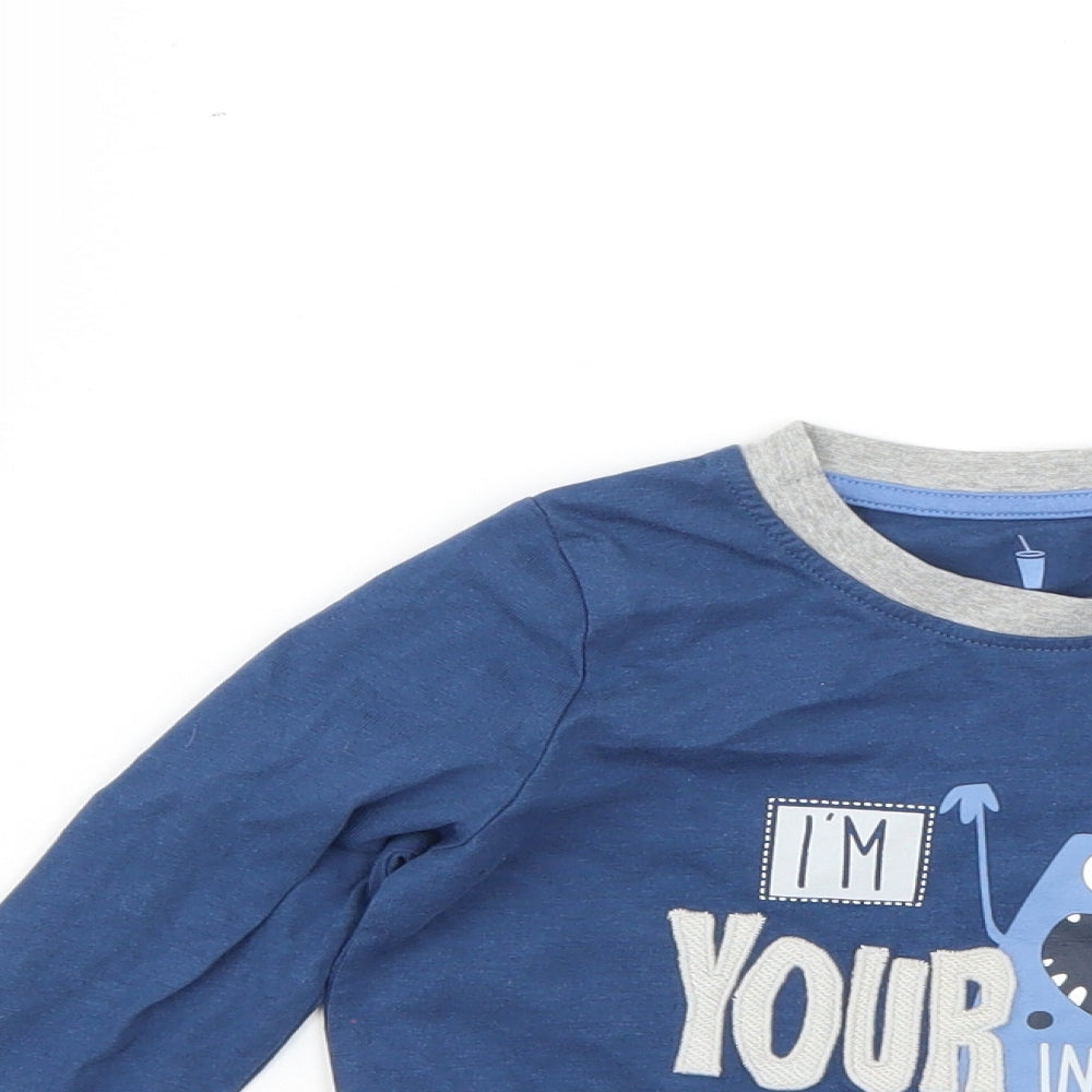 Lupilu Baby Blue   Basic T-Shirt Size 12-18 Months