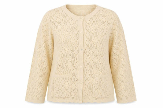 Bonmarché Womens Beige Cardigan Jumper Size L