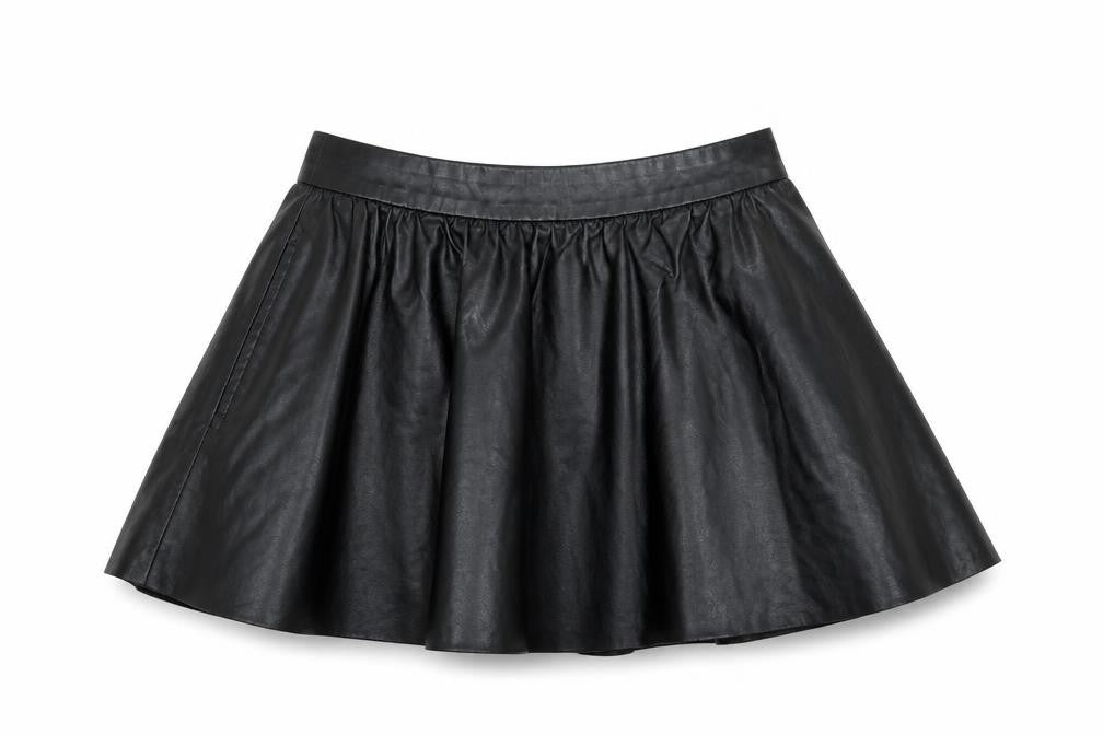 Topshop Womens Black   A-Line Skirt Size 4  - Cropped