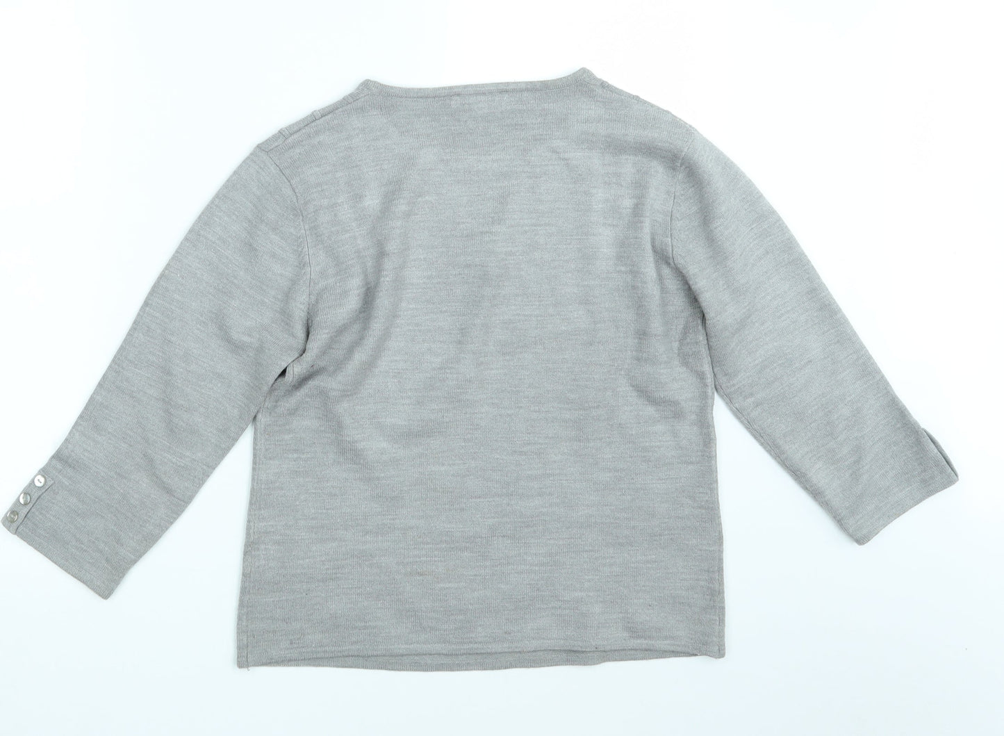 Touch Womens Grey   Pullover Jumper Size S