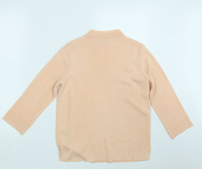 Preloved M&S Womens Pink   Pullover Jumper Size 10 - Back
