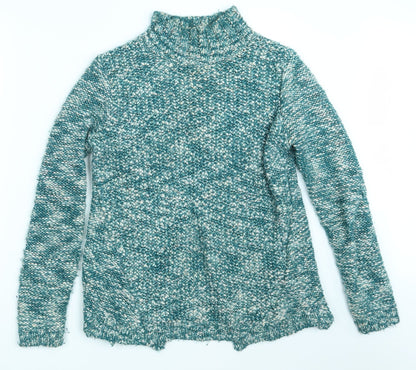 Preloved FOREVER 21 Womens Green  Knit Pullover Jumper Size L - Front