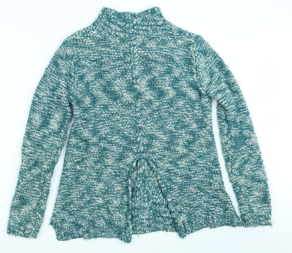 Preloved FOREVER 21 Womens Green  Knit Pullover Jumper Size L - Back