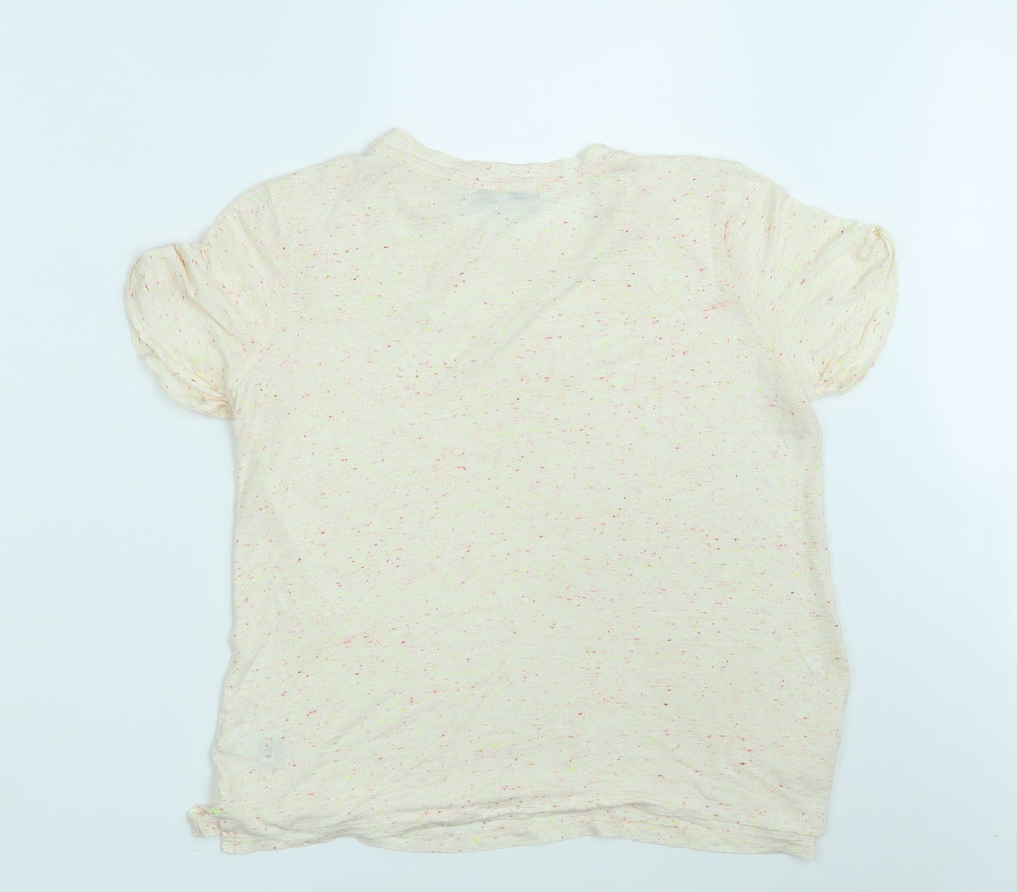 NEXT Womens Pink Polka Dot  Basic T-Shirt Size 12