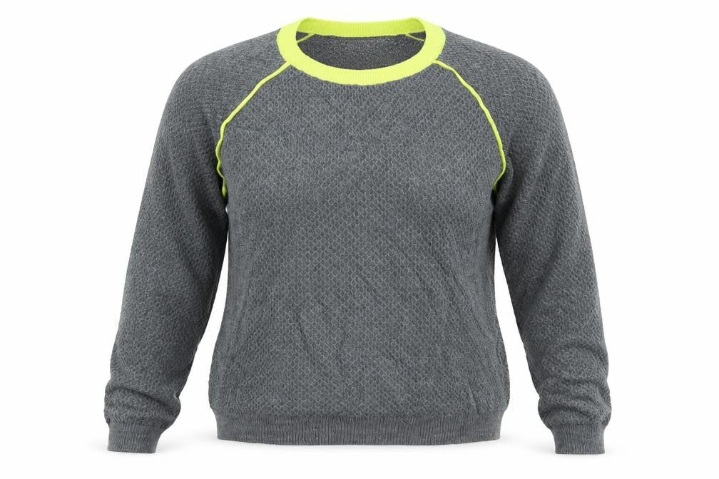 LCW Casual Womens Grey  Knit Pullover Jumper Size M