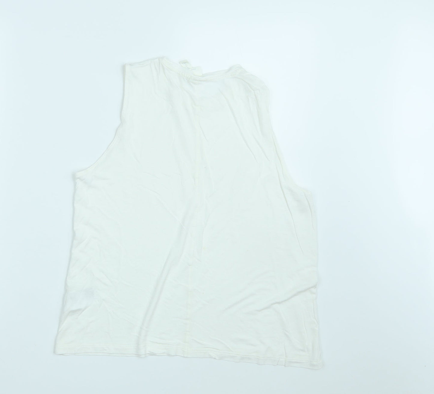 H&M Womens White   Basic Tank Size M
