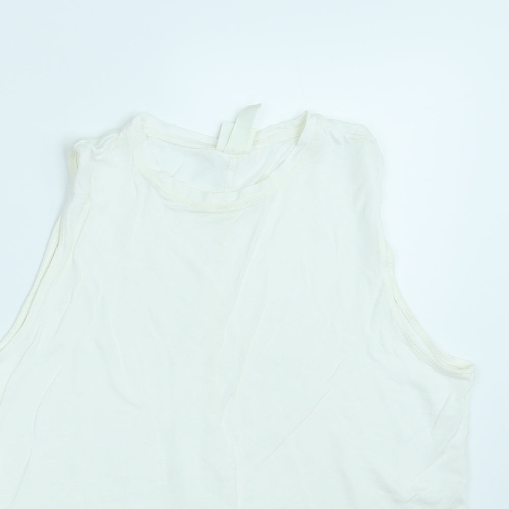 H&M Womens White   Basic Tank Size M