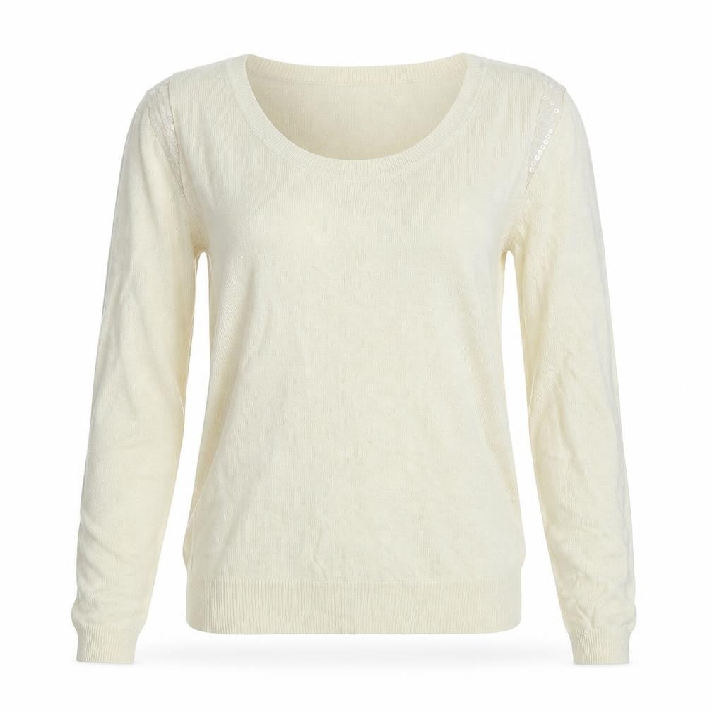 Dorothy Perkins Womens Beige  Knit Pullover Jumper Size 8
