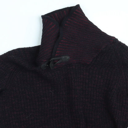 H&M Womens Black  Knit Pullover Jumper Size M