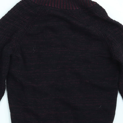 H&M Womens Black  Knit Pullover Jumper Size M