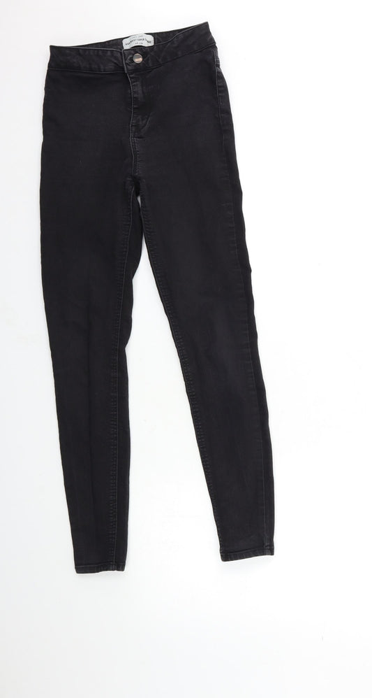 New Look Womens Black  Denim Skinny Jeans Size 8 L27 in