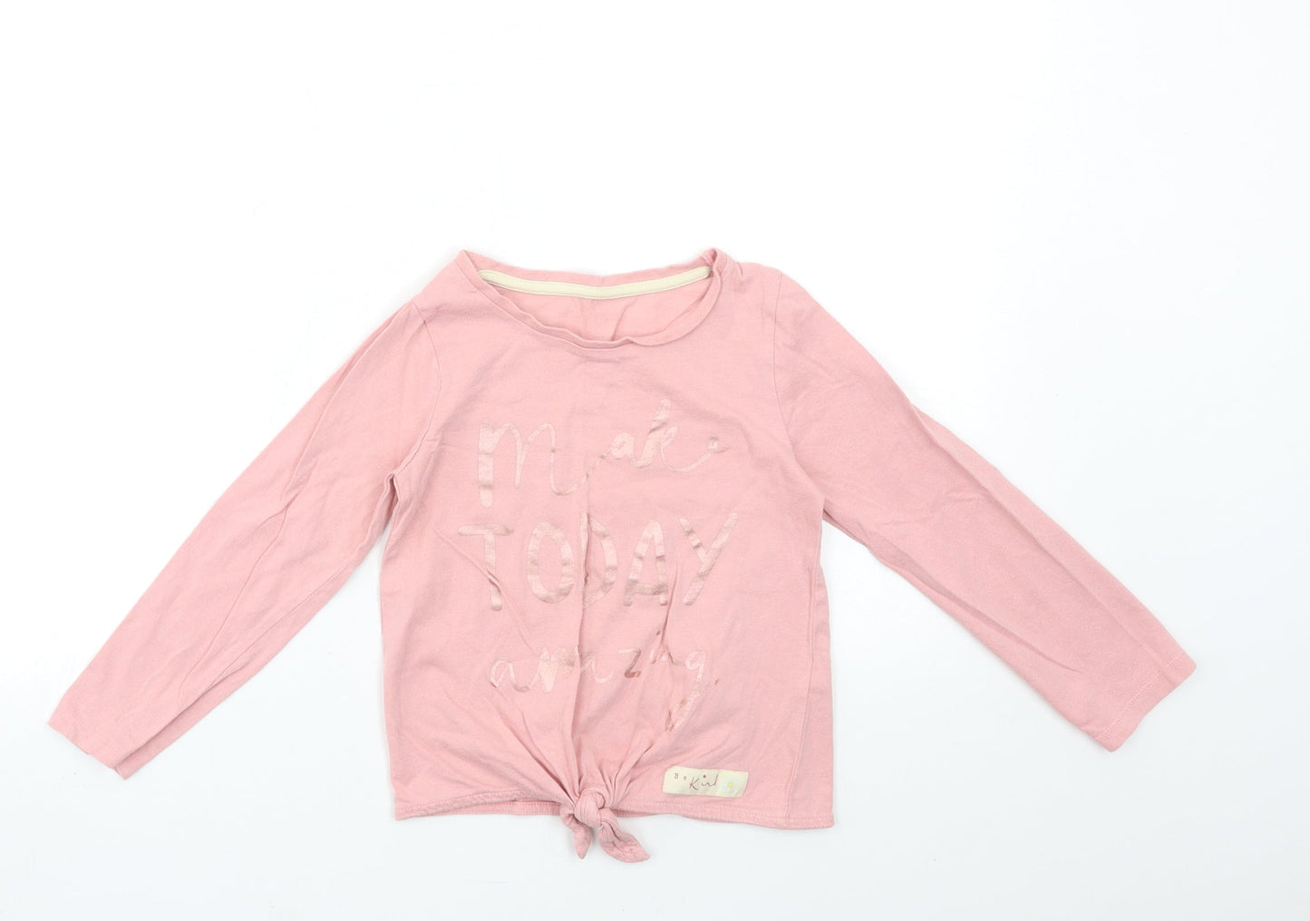 Nutmeg Girls Pink   Basic T-Shirt Size 5-6 Years